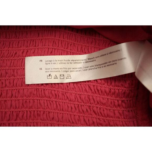 B O G Collective Pink Peasant Crop Top - Picture 9 of 10